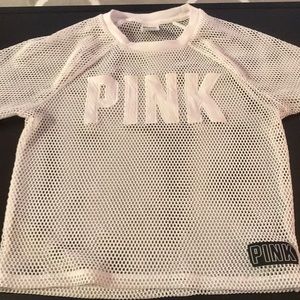 XS PINK CROP TOP